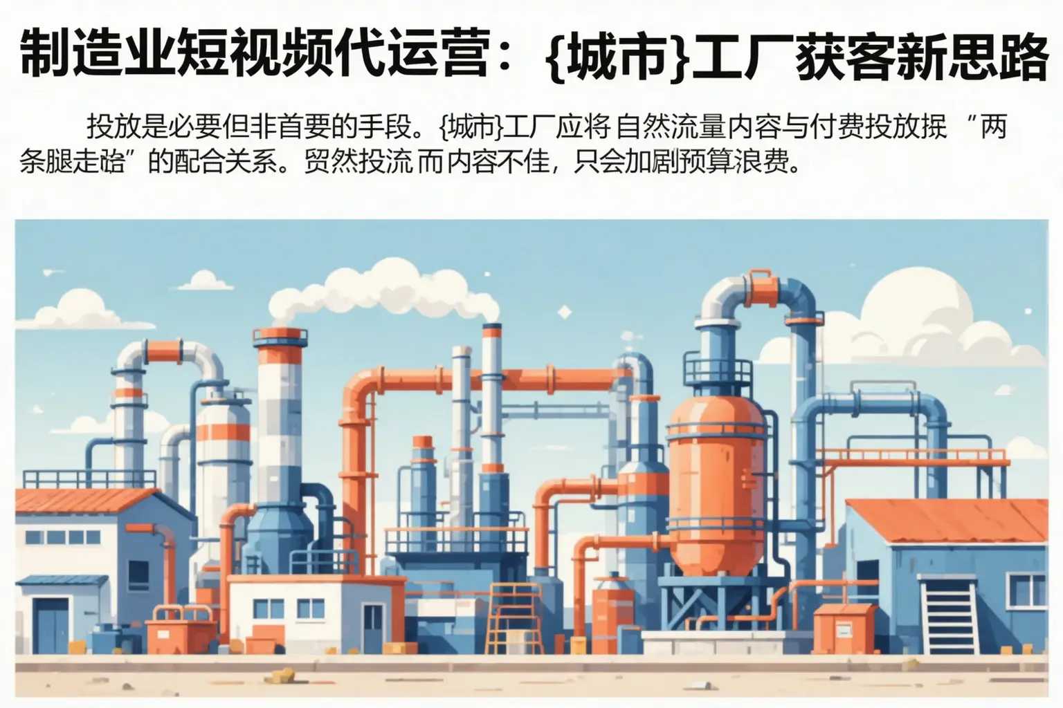 制造业短视频代运营：潜江工厂获客新思路