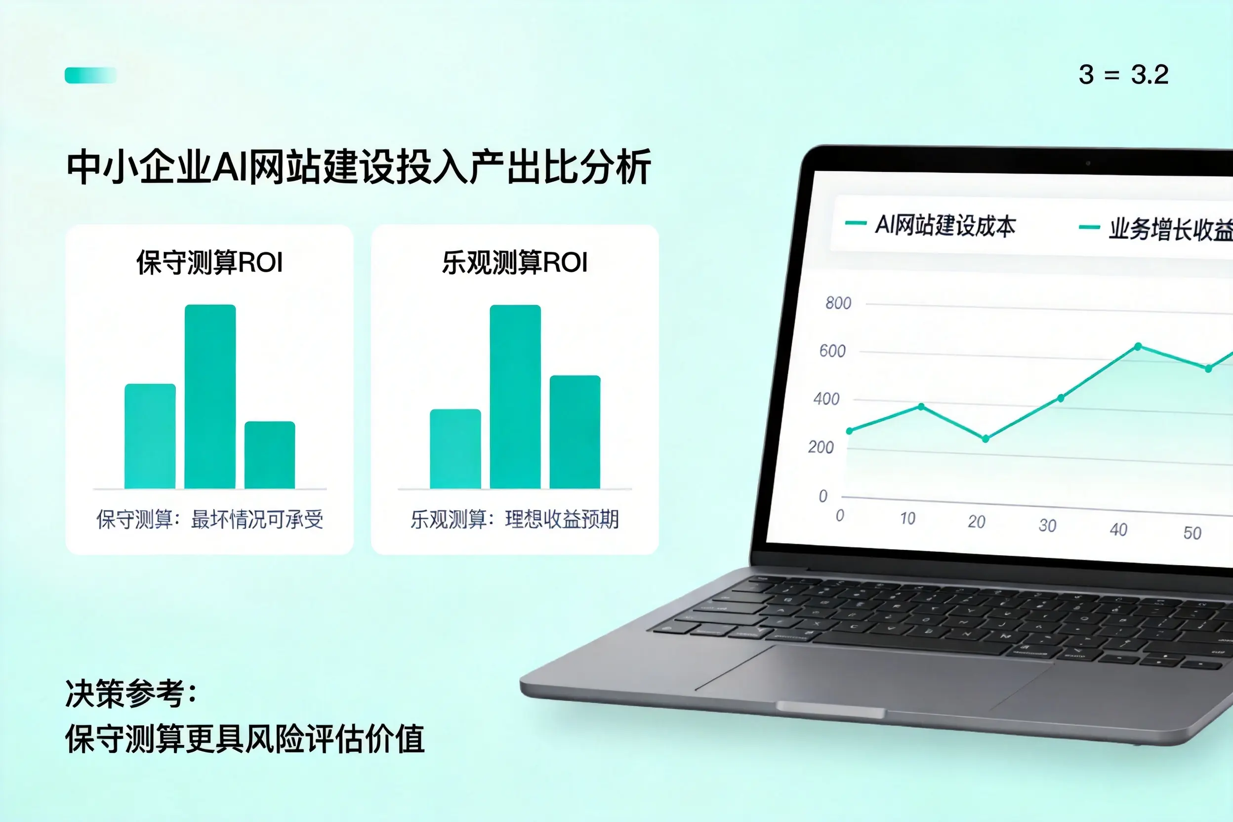 潜江中小企业AI网站建设投入产出比怎么算?先看这份分析