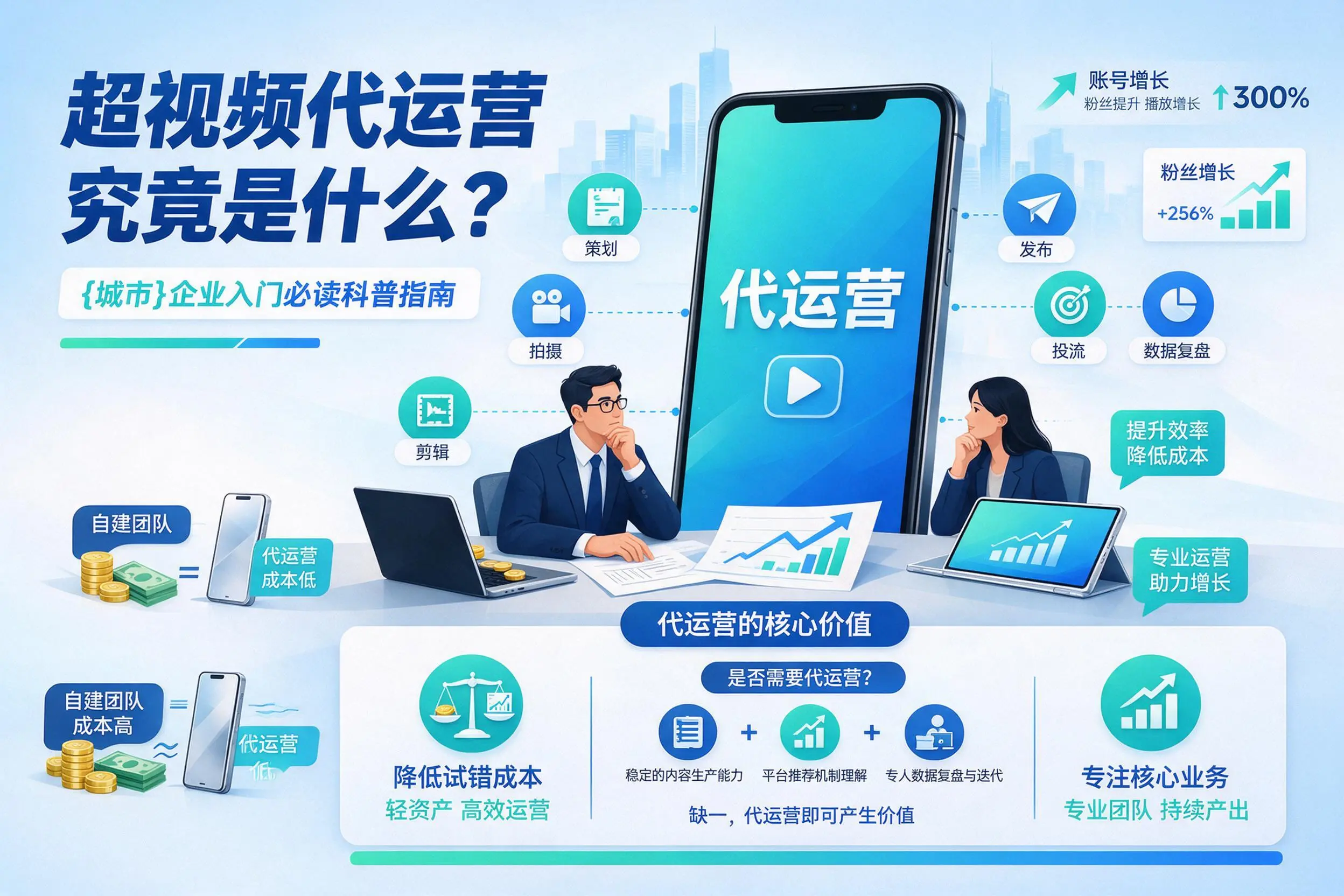 短视频代运营究竟是什么？潜江企业入门必读科普指南