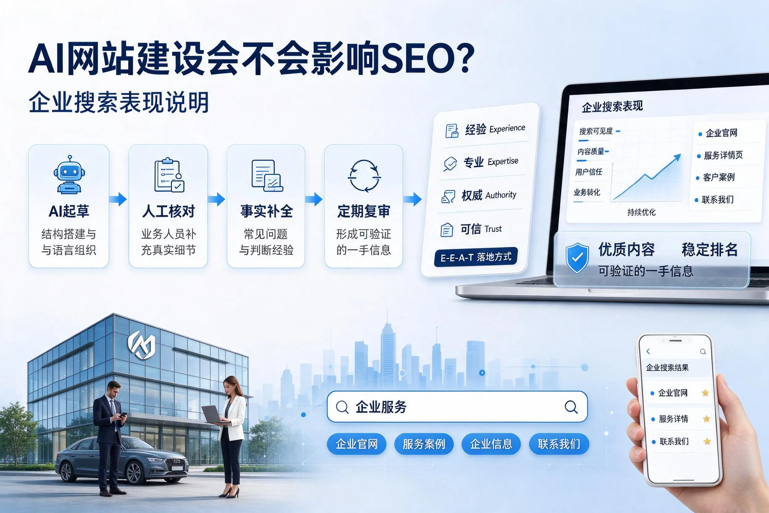 AI网站建设会不会影响SEO？潜江企业搜索表现说明