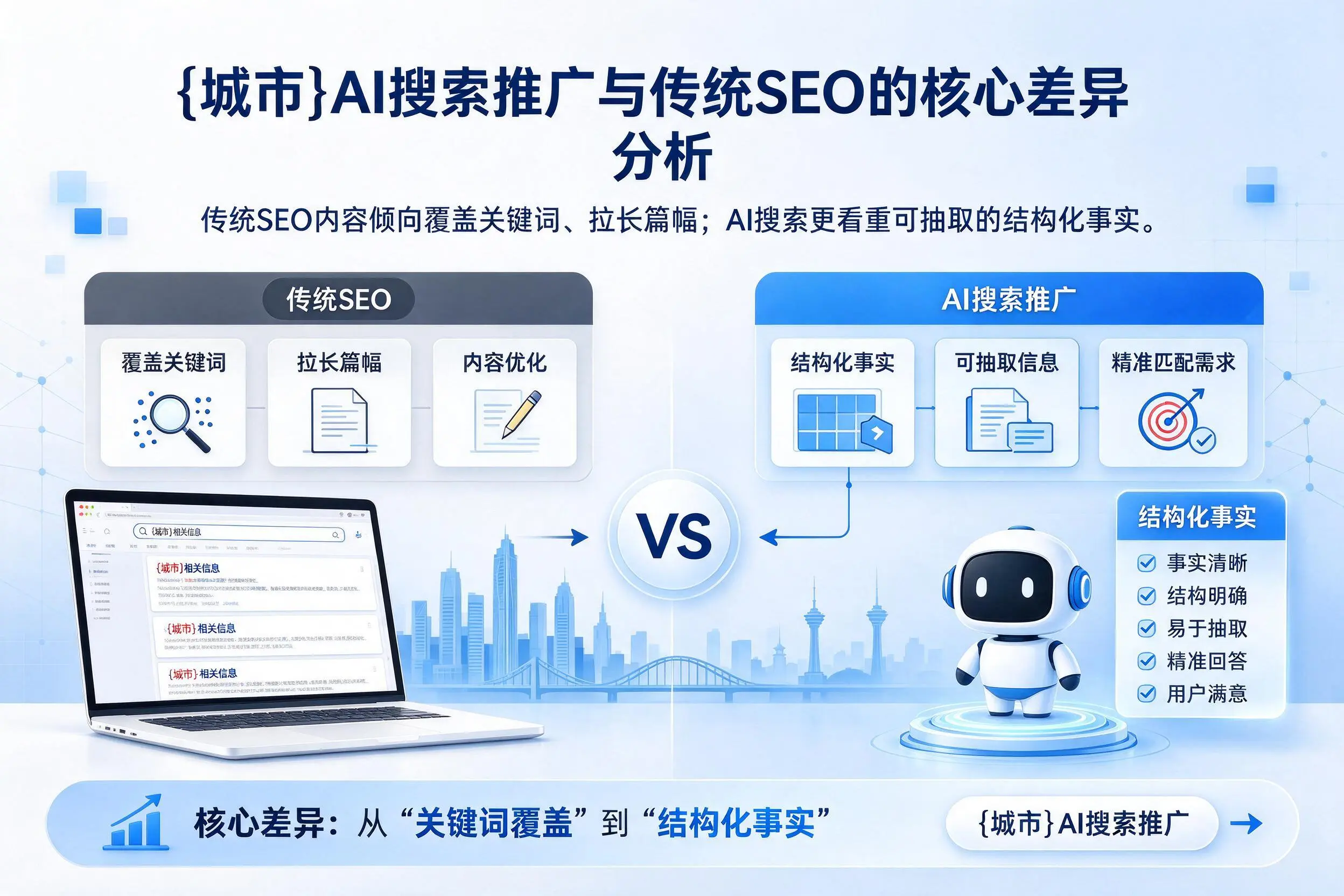 潜江AI搜索推广与传统SEO的核心差异分析